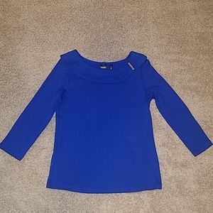 Rafaella Blue top, size: M